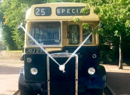 Vintage bus for weddings in Wolverhampton